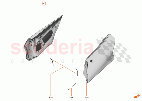 Part Diagram for McLaren 22AA421GP