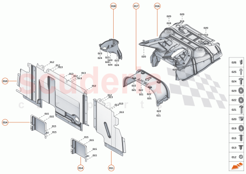 Part Diagram for McLaren 00RC028