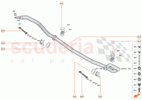 Part Diagram for McLaren 15BA086RP