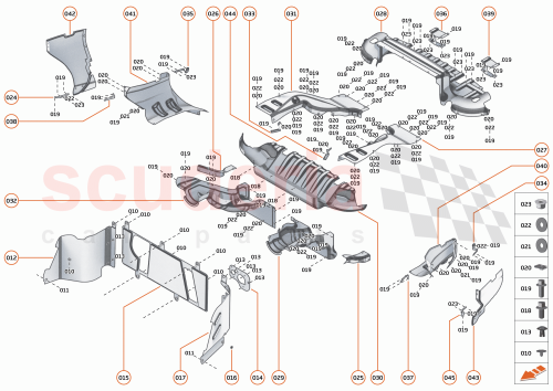 Part Diagram for McLaren 22EA020GP