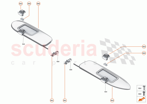 Part Diagram for McLaren 13NA121CP