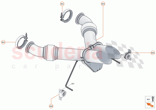 Part Diagram for McLaren 15HA009RP