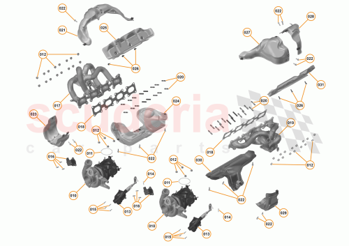 Part Diagram for McLaren 14FA184CP
