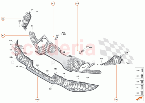 Part Diagram for McLaren 14AA923RP