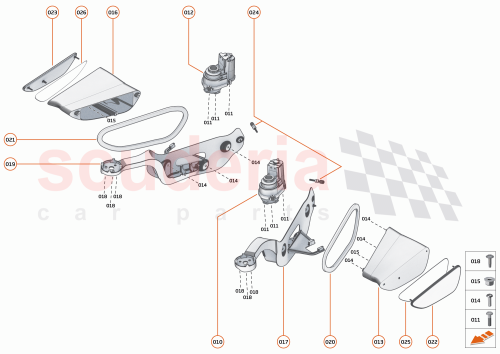 Part Diagram for McLaren 23AE698CP