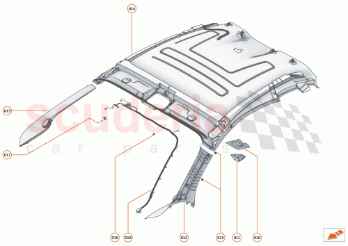 Part Diagram for McLaren 13N2702CP