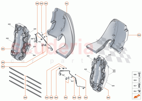 Part Diagram for McLaren 15CA214CP