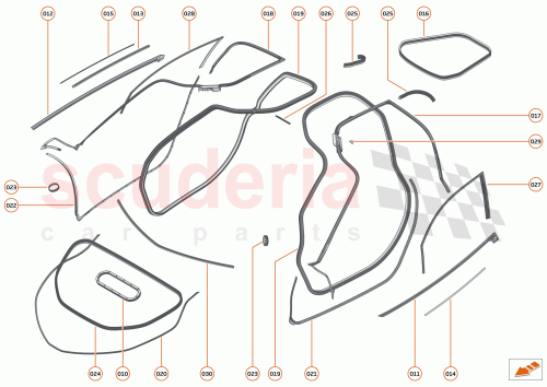Part Diagram for McLaren 23AA195CP