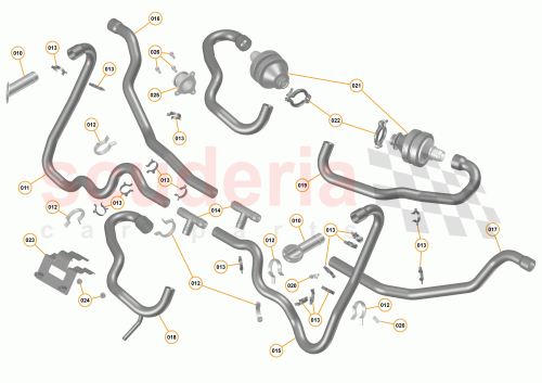 Part Diagram for McLaren 11F1478CP