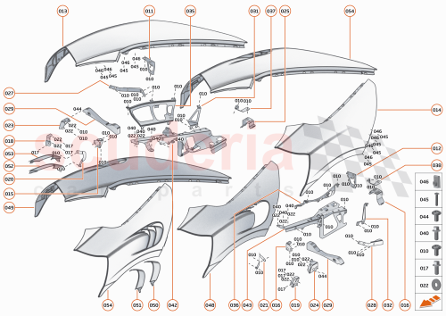 Part Diagram for McLaren 00RA414