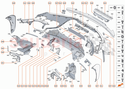 Part Diagram for McLaren 14AB650RP