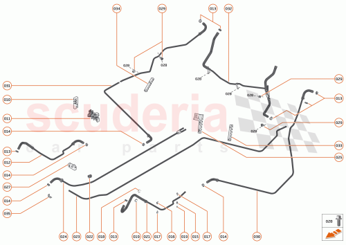 Part Diagram for McLaren 15LA045CP