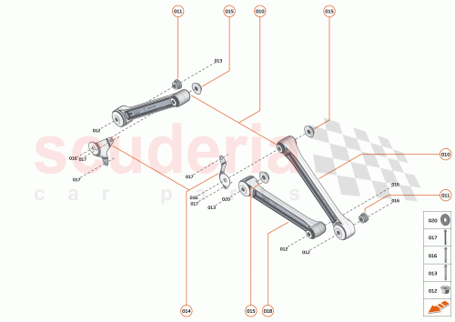 Part Diagram for McLaren 00RX047
