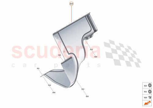 Part Diagram for McLaren 14EA012CP