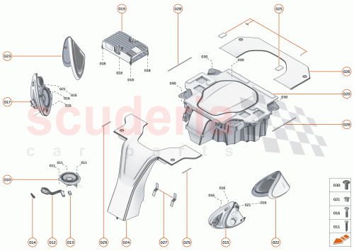 Part Diagram for McLaren 15MA358CP