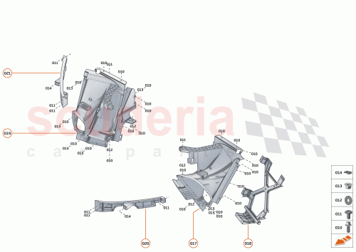 Part Diagram for McLaren 22AA463GP
