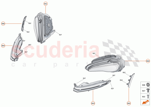 Part Diagram for McLaren 16AD681CP