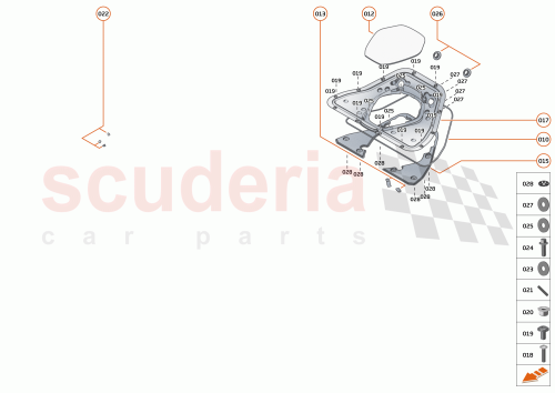 Part Diagram for McLaren 14HA051RP