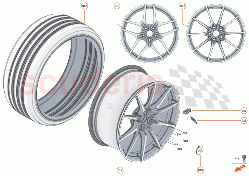 Part Diagram for McLaren 14BA066RP