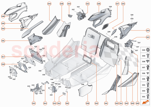 Part Diagram for McLaren 22NA634GP