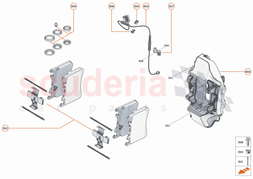 Part Diagram for McLaren 23CA263CP