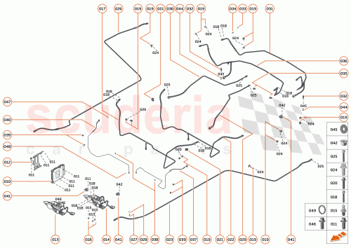 Part Diagram for McLaren 26BA163SP
