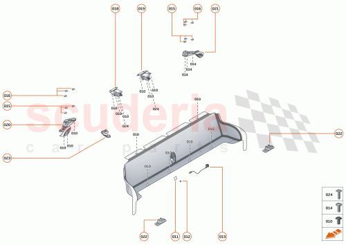 Part Diagram for McLaren 14AB489SP