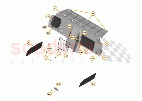 Part Diagram for McLaren 11N2464CP