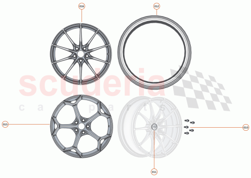 Part Diagram for McLaren 13BA427RP