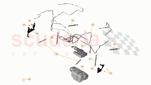 Part Diagram for McLaren 11A4028SP
