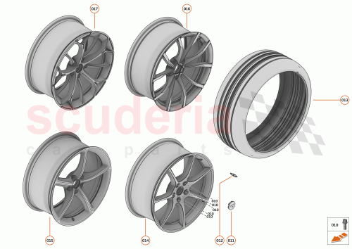 Part Diagram for McLaren 16BA957CP