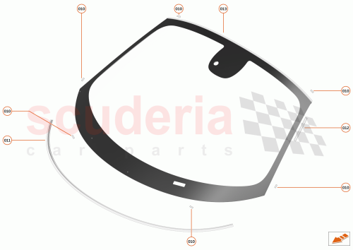 Part Diagram for McLaren 28AA086CP