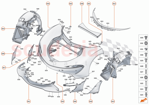 Part Diagram for McLaren 23AB967CP