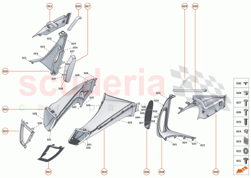 Part Diagram for McLaren 00RB012