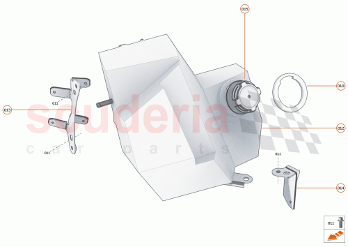 Part Diagram for McLaren 15LA065CP