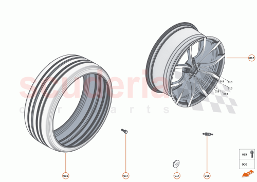 Part Diagram for McLaren 13BA113CP