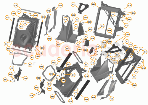 Part Diagram for McLaren 14A2306CP