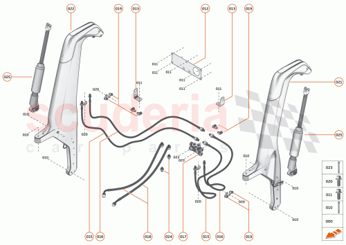Part Diagram for McLaren 14A0110CP