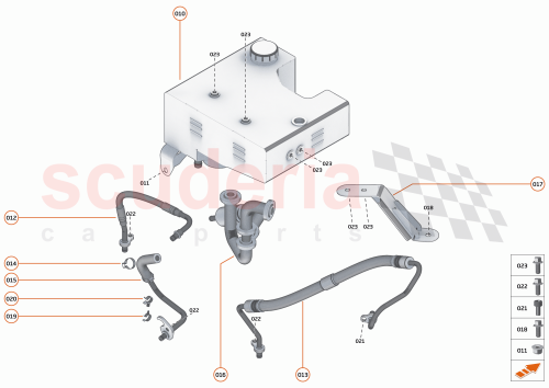 Part Diagram for McLaren 23DA017CP
