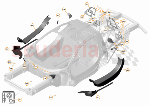 Part Diagram for McLaren 12A2290CP