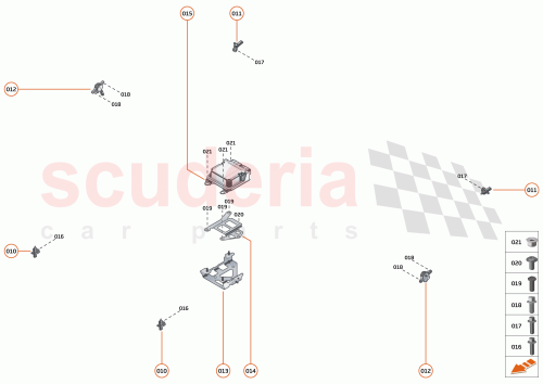 Part Diagram for McLaren 00RA398