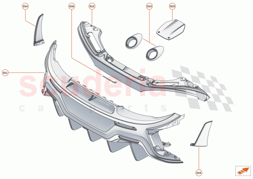 Part Diagram for McLaren 13AB525RP