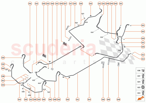 Part Diagram for McLaren 15LA038CP