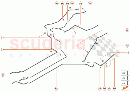 Part Diagram for McLaren 23BA165CP