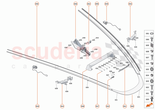 Part Diagram for McLaren 23AC517CP