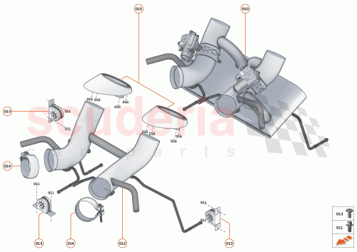 Part Diagram for McLaren 13HA044RP