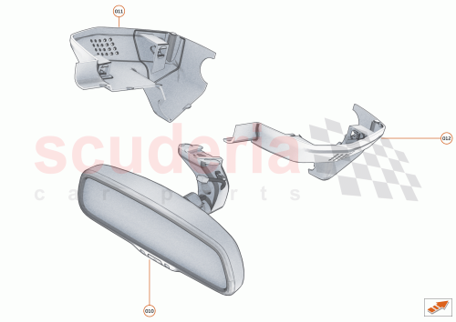 Part Diagram for McLaren 15NA599CP