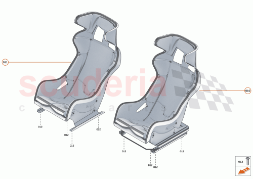 Part Diagram for McLaren 15NA040RP