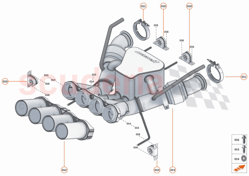 Part Diagram for McLaren 14HA064RP