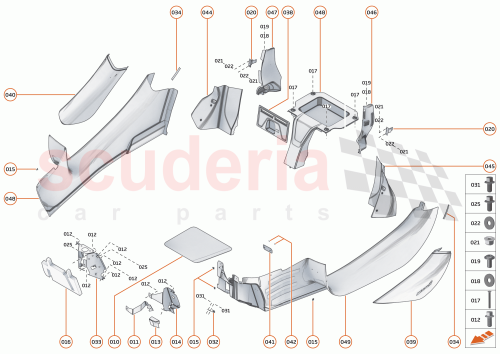 Part Diagram for McLaren 15NA361CP